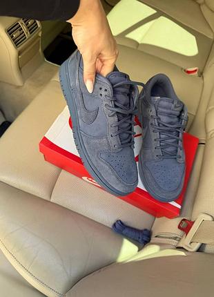 Кросівки чоловічі nike dunk low retro se blue ib6651-400