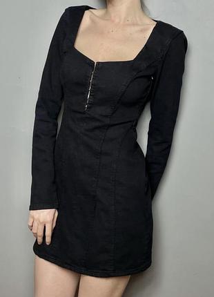 Джинсова сукня від zara