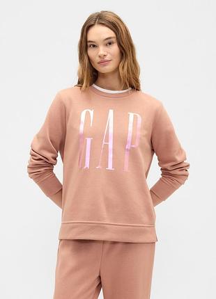 Свитшот на флисе gap с логотипом