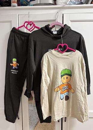 Дитячий комплект одягу з колекції stumble guys від бренду zara