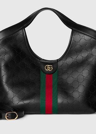 Сумка gucci люкс чорна нова модель