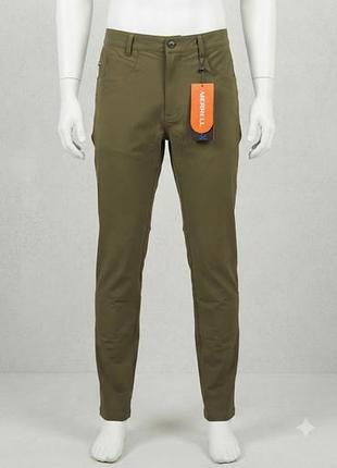 Женские трекинговые брюки merrell оливково-зеленого цвета