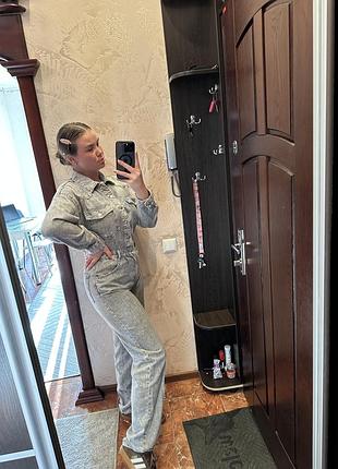 Жіночий комбінезон bershka сірого кольору  в ідеальному стані
