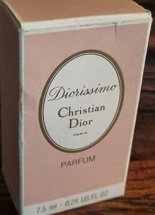 Dior diorissimo начало 1960-х годов 7 ml parfum диор винтаж старинный раритет