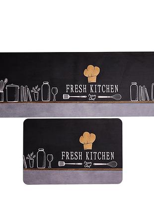 Набор ковриков диатомитовых для кухни fresh kitchen 58*38 см/ 118*38 см yiwu hp-42-206