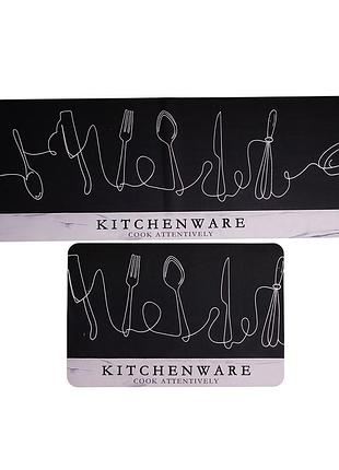 Набор ковриков диатомитовых для кухни kitchenware 58*38 см/118*38 см yiwu hp-42-207