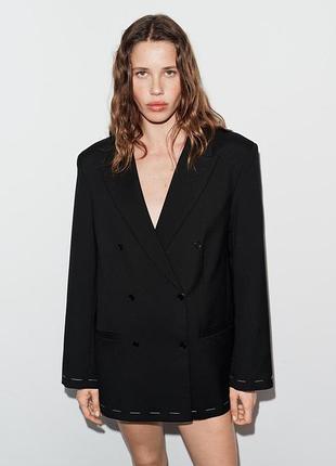 Оригинальный жакет оверсайз zara