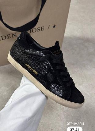 Кеди golden goose темні кольори в асортименті