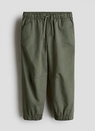 Котонові твілові джогери на хлопчика від h&m