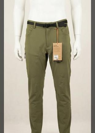 Мужские треккинговые брюки Merrell wayfinder active tech pant в защитном зеленом цвете (olive/green)