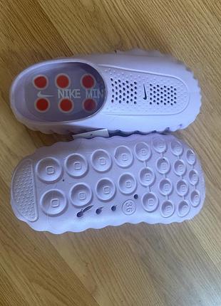 Нова трендова модель nike calm / calm mule (ніжно-бузковий колір)