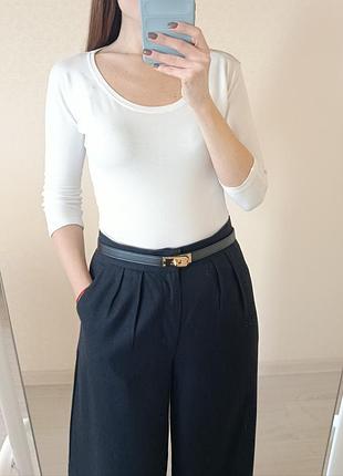 Белый лонгслив max mara