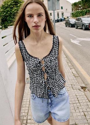 Топ майка zara