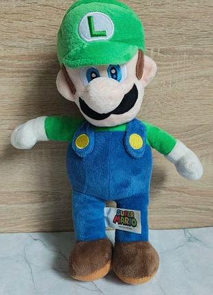 Luigi super mario nintendo 32 см | оригинальная мягкая игрушка