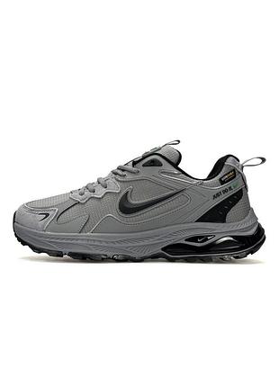 Теплые кроссовки мужские nike zoom winflo, серые термо кроссовки водоотталкивающие, осень зима