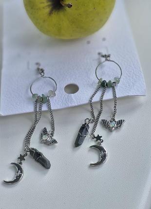 Сережки довгі