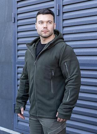 Толстовка флисовая pobedov explorer хаки 2