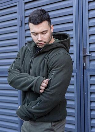 Толстовка флисовая pobedov explorer хаки 3