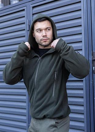 Толстовка флисовая pobedov explorer хаки 4