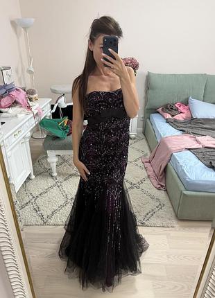 Сукня вечірня в паєтки