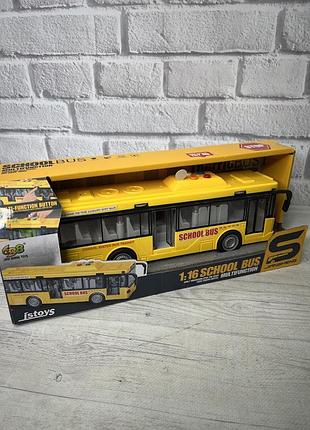Іграшка "шкільний автобус" із світло-звуковими ефектами(js 120-120 a/b)
