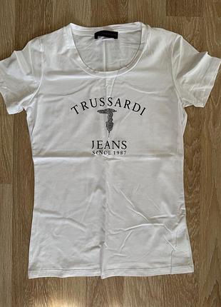 Футболка жіноча trussardi,  біла , s