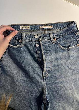 Джинсы levi's premium ribcage straight в размере 25