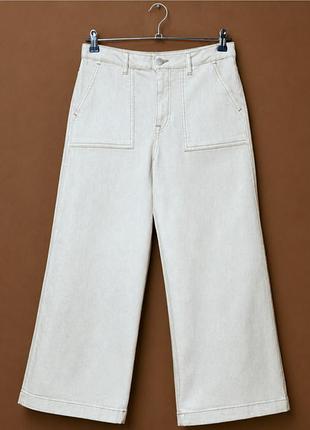 Джинсові штани-кюлоти h&amp;m