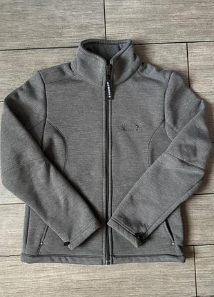 Флисовая кофта jack wolfskin, флиска jack wolfskin, кофта на молнии jack wolfskin