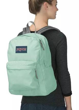 Міський рюкзак 25l jansport superbreak салатовий