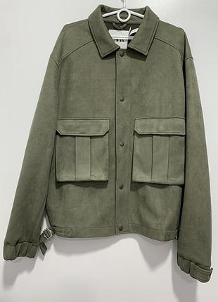 Стильна куртка з еко замші zara