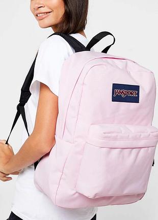 Міський рюкзак 25l jansport superbreak рожевий