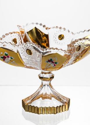 Цукерниця скляна crystal 12 см yiwu hp-34-139