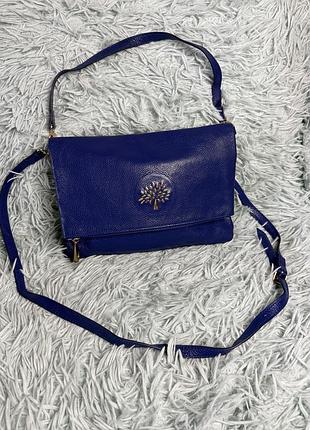Шкіряна сумка крос боді mulberry