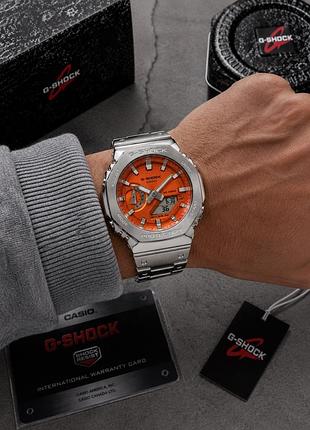 Наручные часы casio ga-2110 orange годинник чоловічий