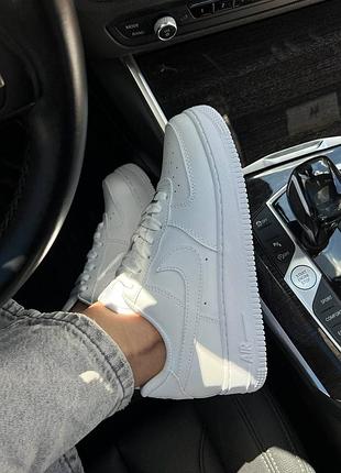 Nike air force 1 white premium 5