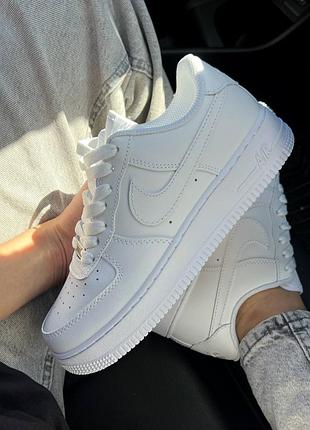 Nike air force 1 white premium 4