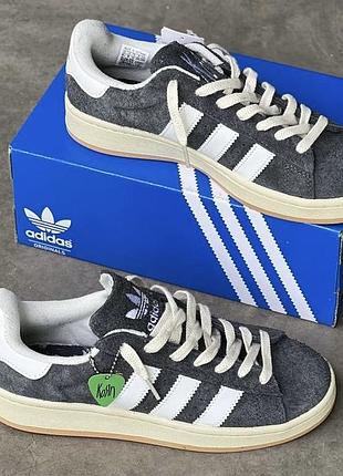 Кросівки adidas campus korn grey part ii — універсальна модель для чоловіків та жінок