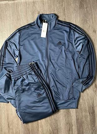 Оригінал 100% чоловічий спортивний костюм adidas basic 3-stripes tricot track suit(розмір м).