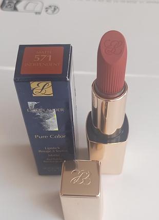 Помада estee lauder pure color matte 571 independent