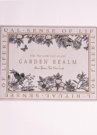 Килимок діатомітовий для сушіння посуду garden realm 40*30 см yiwu hp-42-192