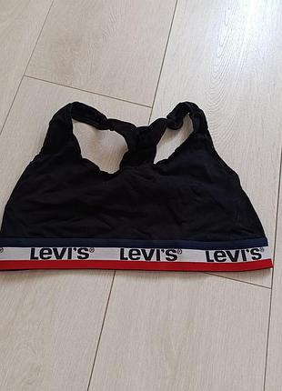Базовий спортивний топ котоновий бюст levi's m м 70c 70d 75b 75c 80a