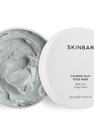 Маска для лица skinbar blue clay & sea water face mask