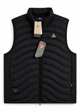 Новая мужская пуховая жилетка nike acg
