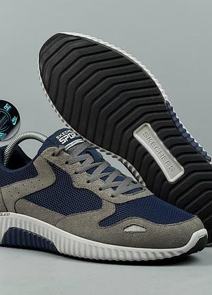 Skechers paxmen кросівки спортивне взуття спортивные кроссовки для залу тренувань бігові беговая обувь трекінгові трейлові зручні легкі скечерс