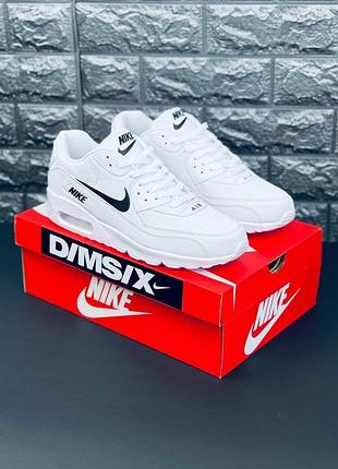 Nike air max білі унісекс кросівки 36–45 чоловічі/жіночі/підліткові новинка 2026 мужские/женские / подростковые кроссовки найк аир мах молодежная пара