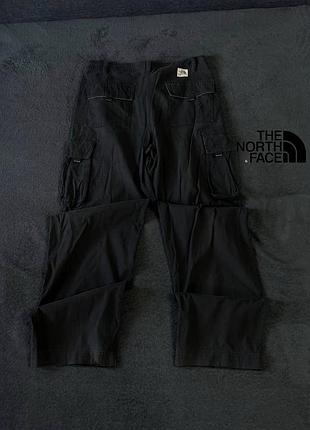 Брюки the north face tnf черные мужские карго-штаны от с накладными карманами 34 l