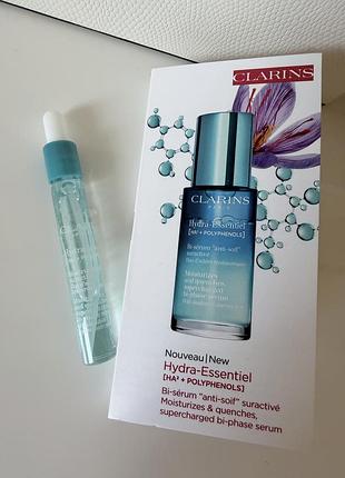 Зволожуюча сироватка clarins hydra-essentiel [ha²] bi-phase serum  3.5 мл