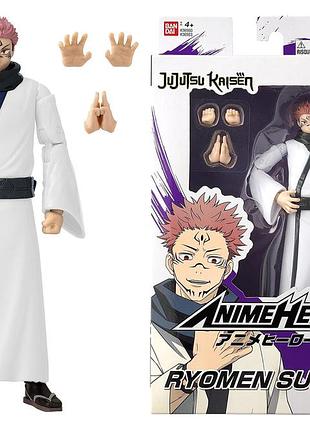 Bandai подвижная фигурка сукуна рёмен anime heroes - jujutsu kaisen - ryomen sukuna магическая битва оригинал