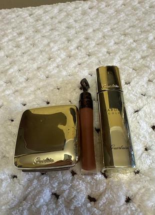 Набор  лот декоративной элитной косметики guerlain 3 позиции